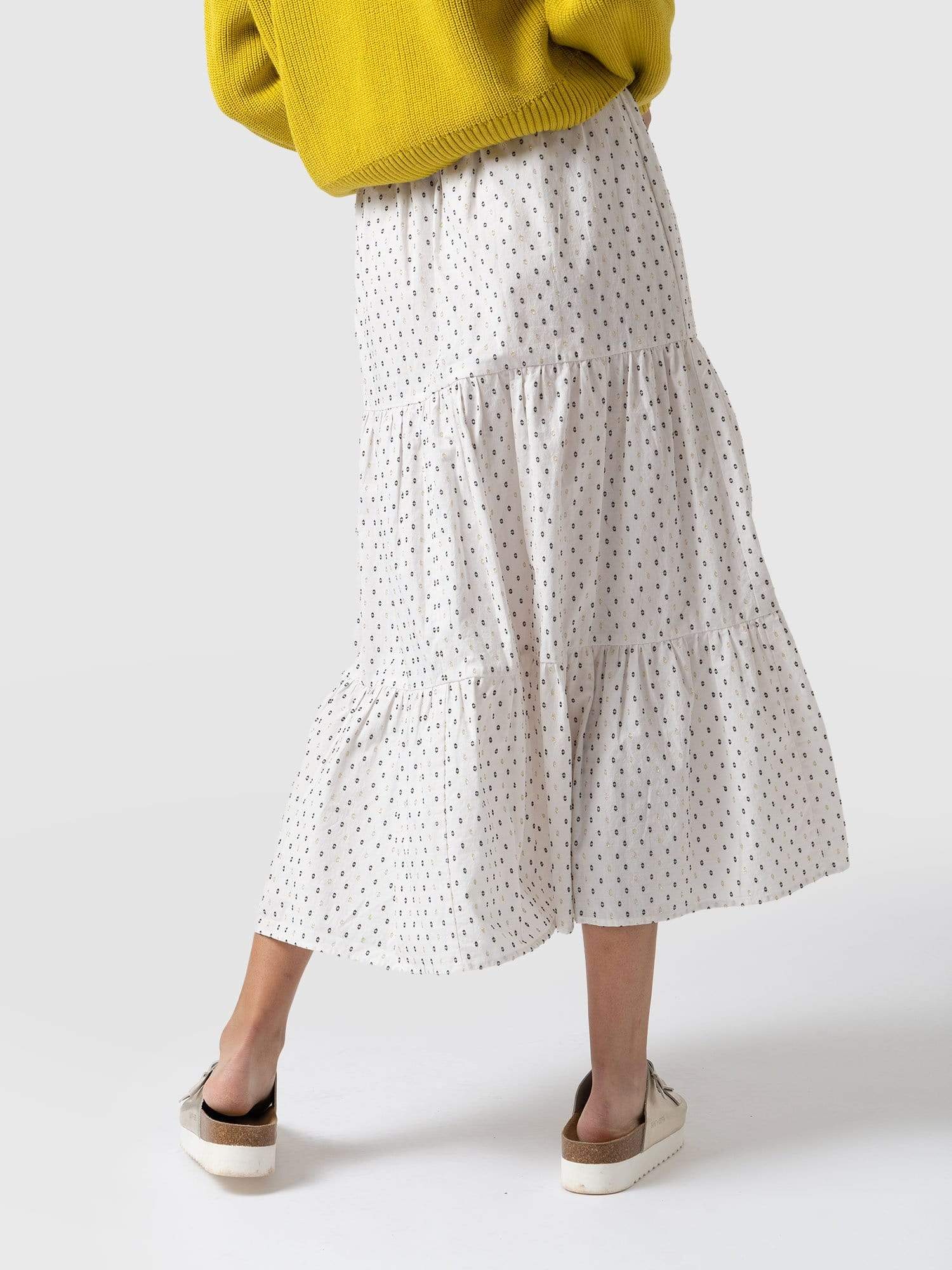 Greenwich Skirt White - Women's Skirts | Saint + Sofia® EU